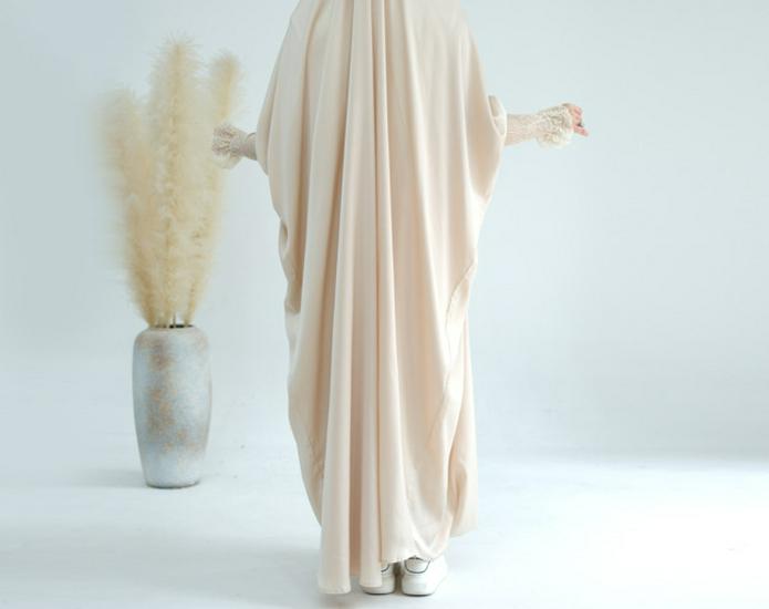 Loriya Solid Color Big Swing Robe Dress 2023 - LR609, Dubai, Turkey