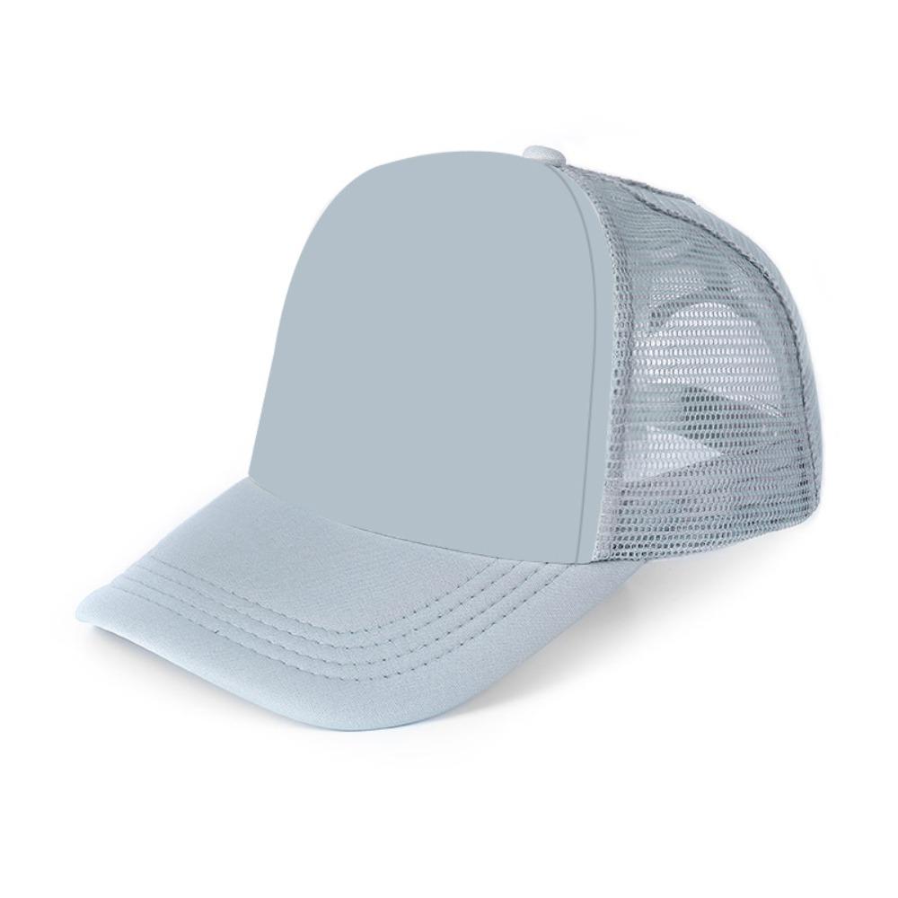 Fashion Spong Mesh Baseball Cap Breathable Adjustable Peaked Cap Wide Brim Sunscreen Hat Outdoor Sports