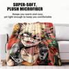 My Hero A-Academia Anime Throw Soft Flannel Throw Summer AC Blanket Lightweight Cool Nap Blanket for Sofa Bed Couch Travel