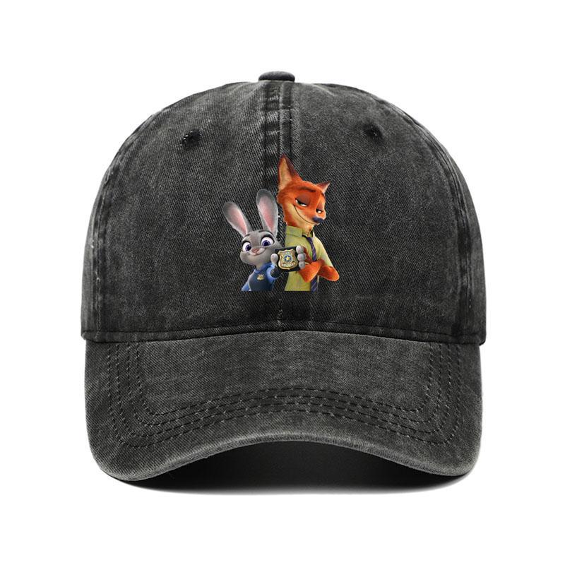 Cartoon Zootopia Three-toedSloth Baseball Cap Couple Women Print Trucker Hat Summer Casual Outdoor Dropshipping Baseball Caps