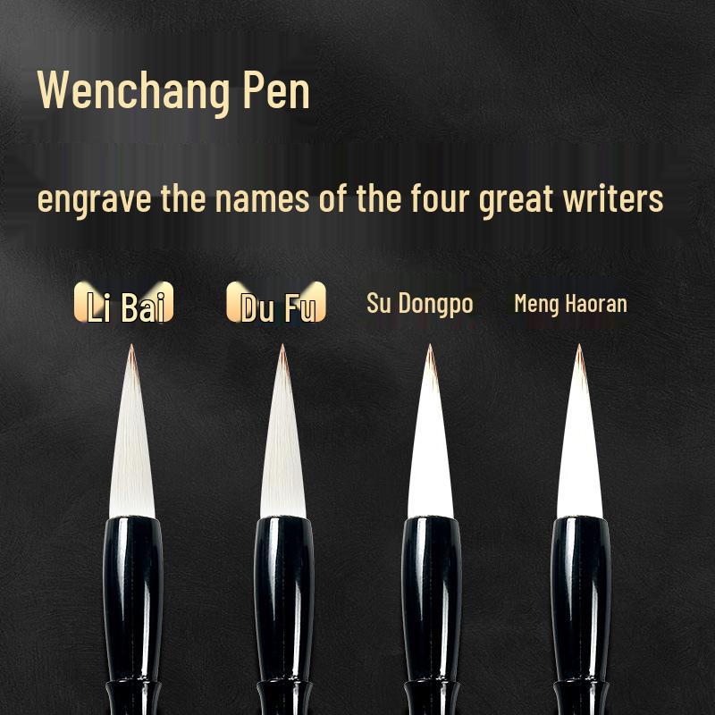 Wenchang Complete Calligraphy Set: Brush, Ink, Paper & Inkstone – Four Treasures of the Study