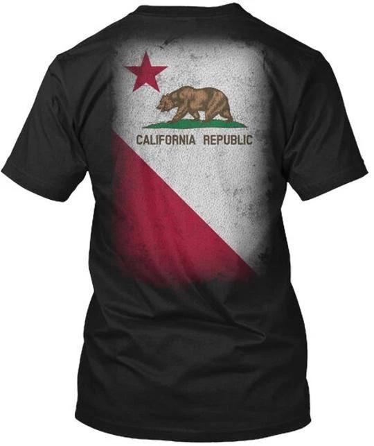 

California Flag Republic T shirt Made in the USA Size S to 5XL 3XL