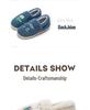 Men's & Women's Winter 2024 Plush Cotton Slippers - Furry, Warm Indoor Heel Shoes
