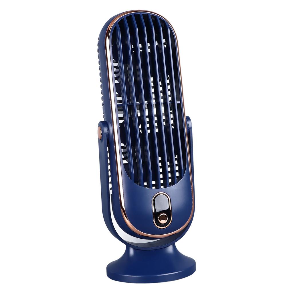 Desktop Fan 1800mah USB Brushless Motor Oscillating Quiet 5 Speeds Desk Tower Fan for Home Car