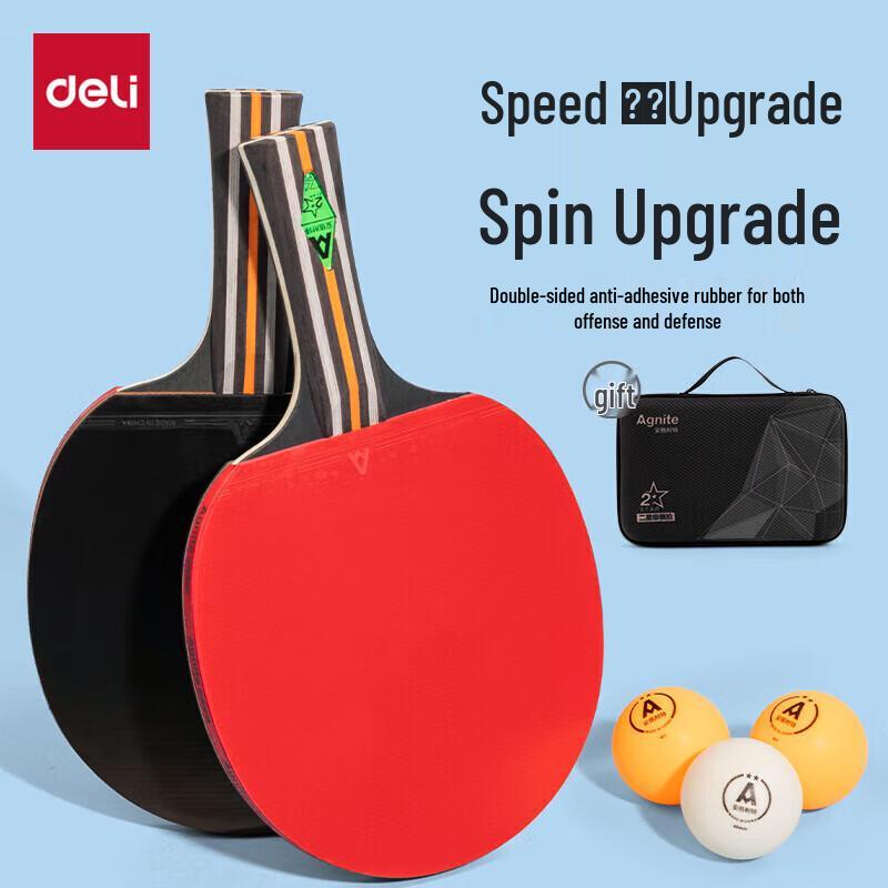 Deli Angetor FH208 2-Star Table Tennis Racket Set