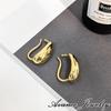 Avance Drop Ear Cuff Ear Clip Earrings Earrings Silver Gold Non-Pierced Women's (Gold)