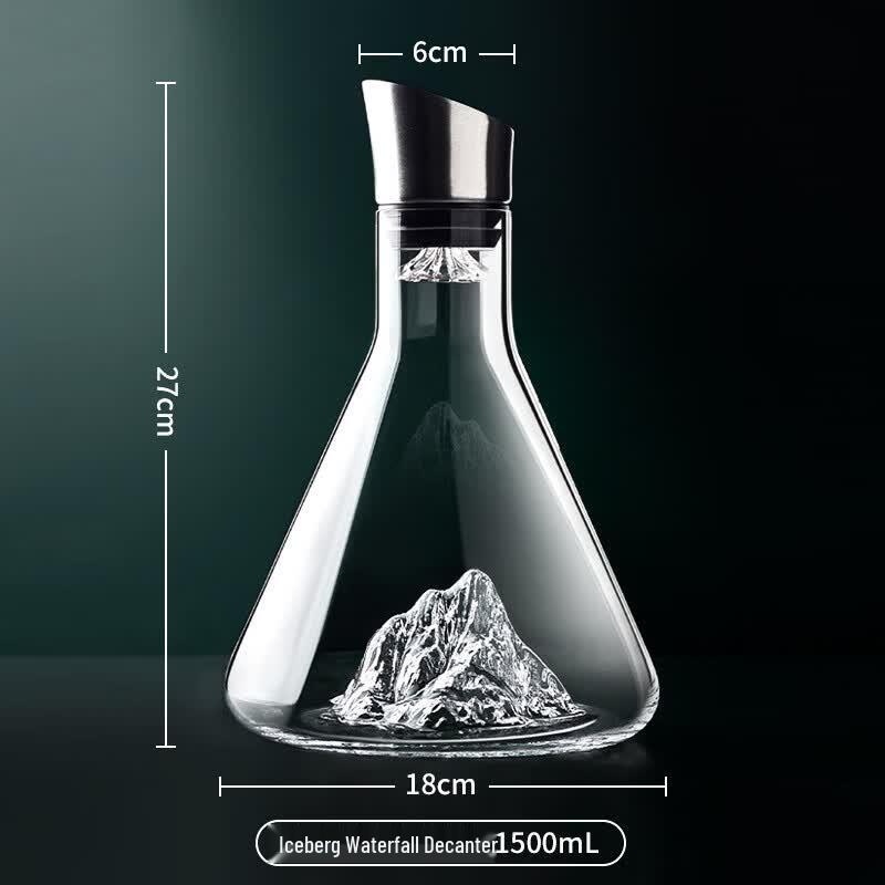 MDNG Iceberg Waterfall Wine Decanter