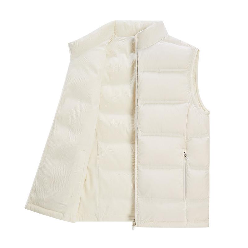 

Duckdown Men and Women with The Same Double-sided Down Vest Windproof Light Couple Ladies. S