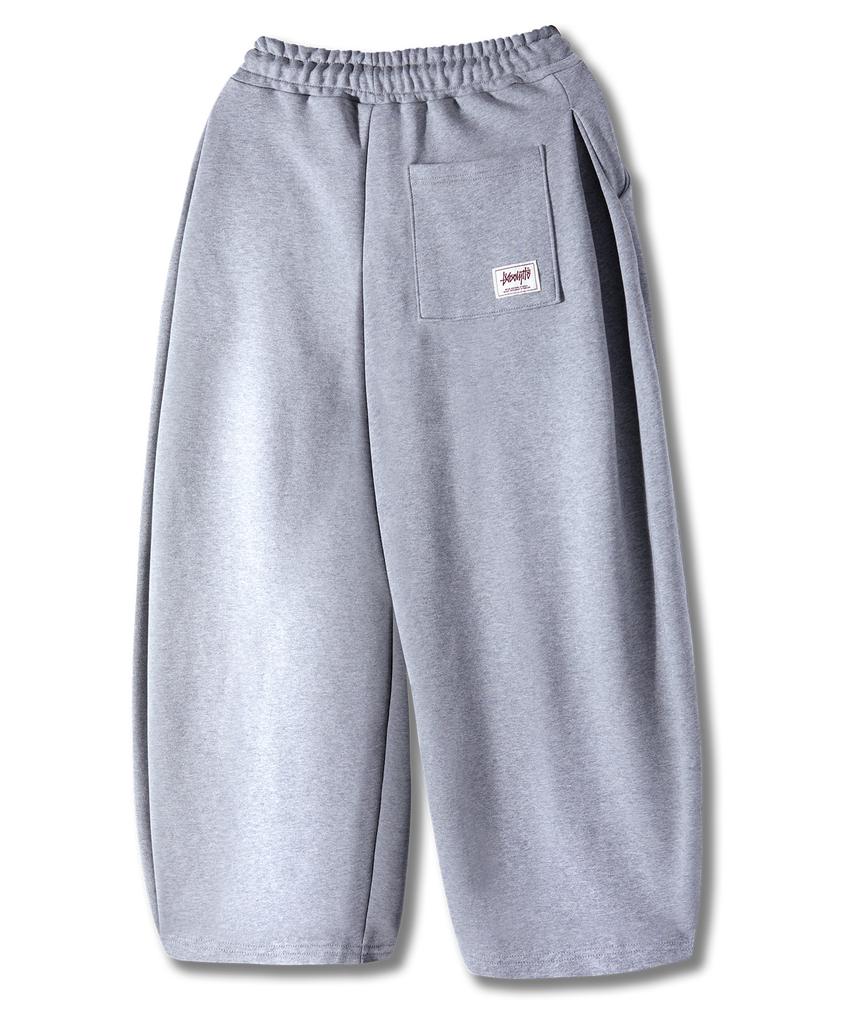 Yosemiti Curved Pintuck Balloon Sweatpants Gray Ylp-602
