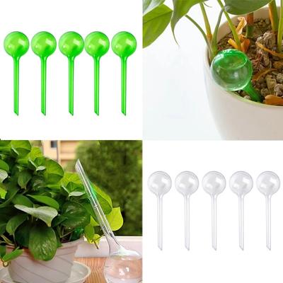 5pcs Automatic Plant Water Feeder Self Watering Plastic Ball Indoor Outdoor Flowers Water Cans Flowerpot Drip Irrigation Device