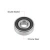 Rulment cu bile cu șanț adânc Motoforti 6202-12-2RS 12x35x11mm Dublu Etanșat Oțel Cromat Rulmenți Pârghie Z2