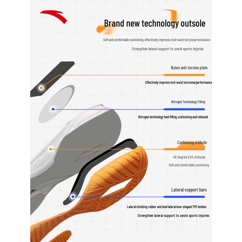 ANTA XuanYi Professional Unisex Table Tennis Shoes