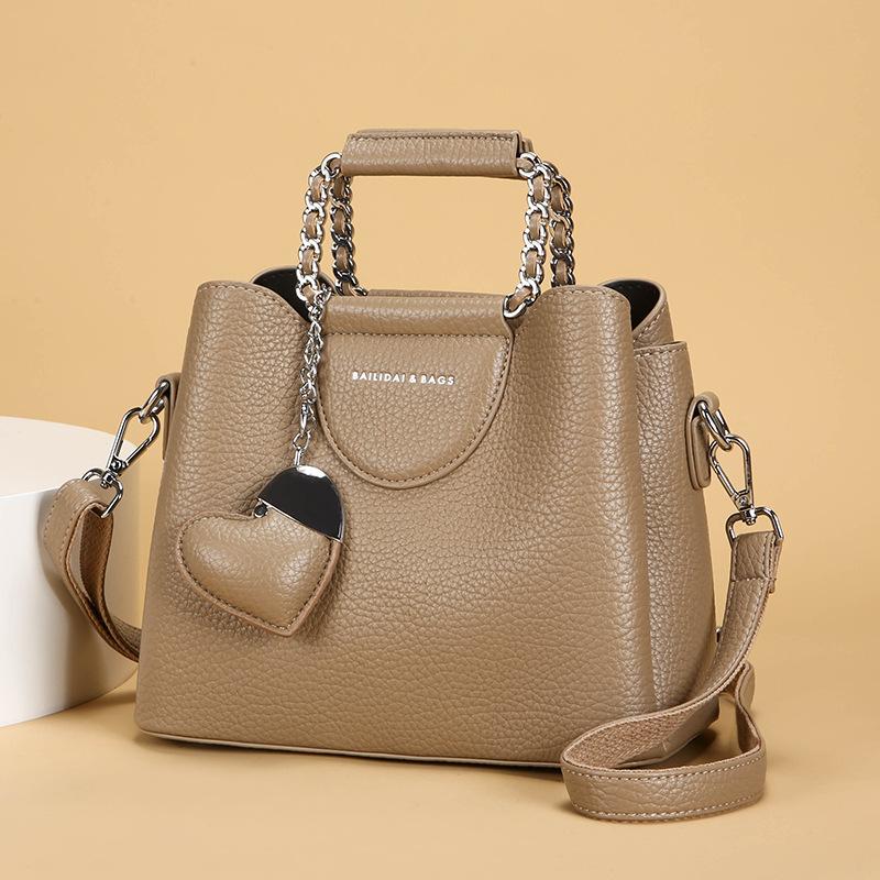 Handtasche mit großem Fassungsvermögen, Einzelschulter-Tragetasche, modisch und stilvoll, Handheld, Umhänge-Brauttasche