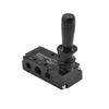Hand Pull Lever Valve Pneumatic Air Valve 4H210-08 5 Port 2 Position 1/4In PT Control Five Way Manual Valve Tool Part