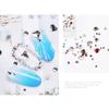 Nail Art Glass Diamond Acrylic Love Heart Flat Diamond Nail Jewelry Shiny Sticker Diamond