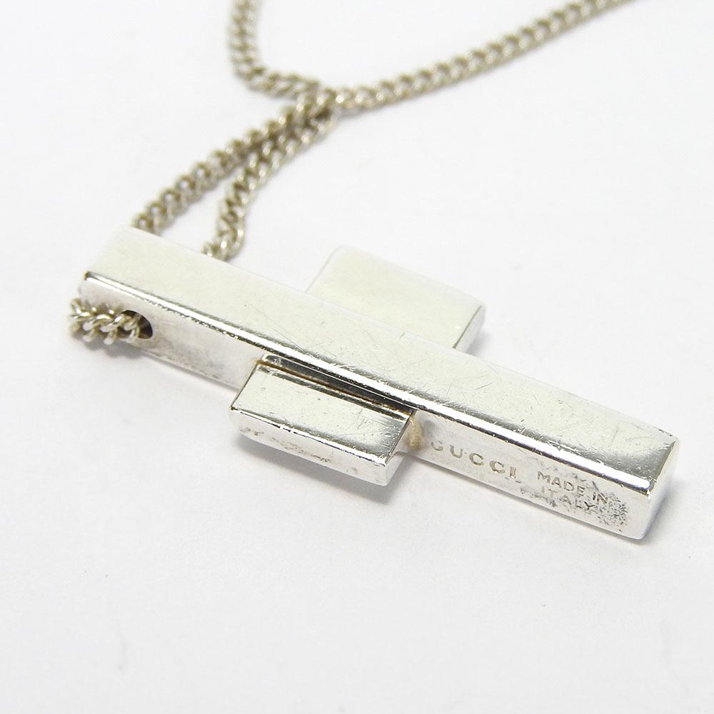Used GUCCI Necklace Silver925 7.6g Silver Silver Cross