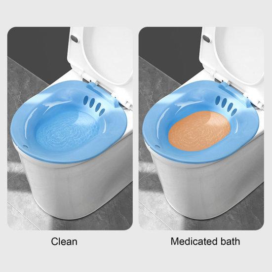 Bath Basin Ergonomic Design Strong Load-bearing Universal Women Men Portable Hemorrhoids Bathtub Daily Use