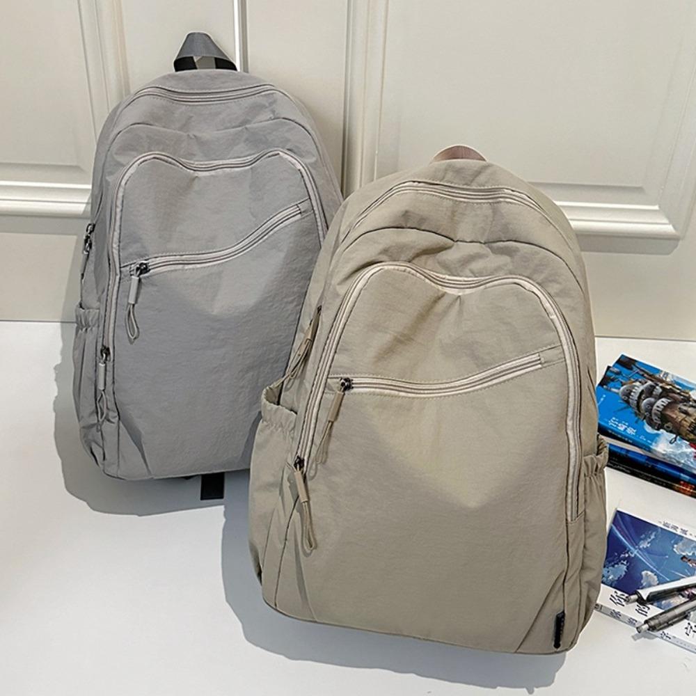 Casual Lightweight School Backpack Large Capacity Travel Bag for Students Men and Women