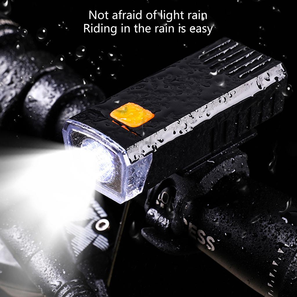 USB Rechargeable LED Bike Light Front Mounted for Night Cycling and Mountain Adventures Road Trail Enhanced Visibility