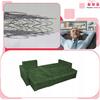Bella Corner Sofa Bed with Sleeping Function, Corner Sofa, Family Furniture, Green Velvet