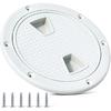Boat Hatch,Deck Plates for Boats,Round Non Slip Inspection Hatch,Detachable Cover, Suitable for Ships, RV,  Facilities,(1 PCS)
