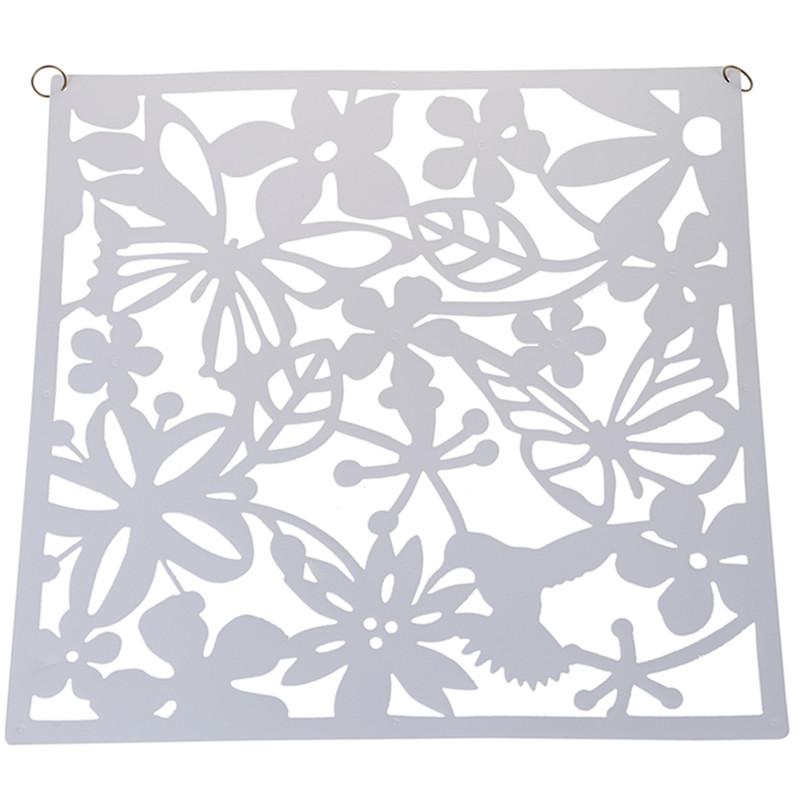 Decorațiuni pentru casă Modă 4 buc Fluture Pasăre Floare Ecran suspendat Panou separator Cortină de cameră Agățat pe perete Decor cu fire