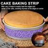 Adjustable Baking Strips for Cake  Heat Resistant Reusable Uniform Baking Solution