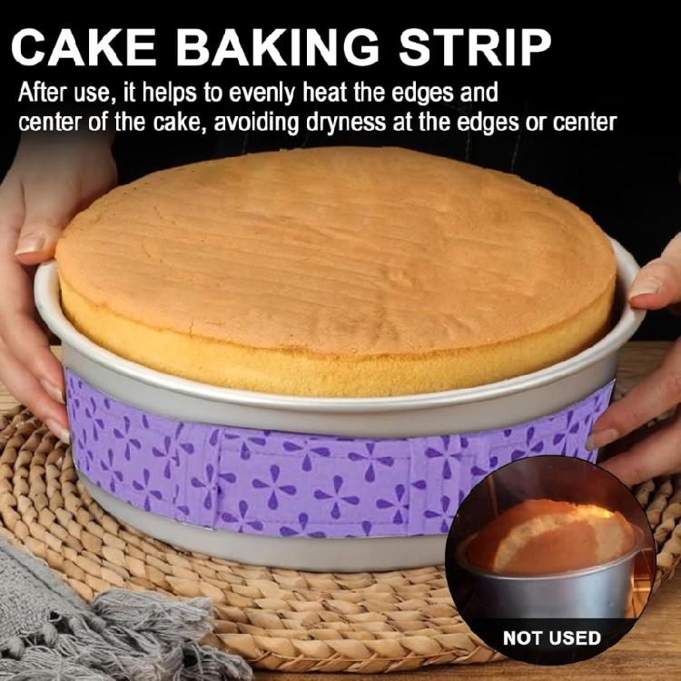 Adjustable Baking Strips for Cake Heat Resistant Reusable Uniform Baking Solution