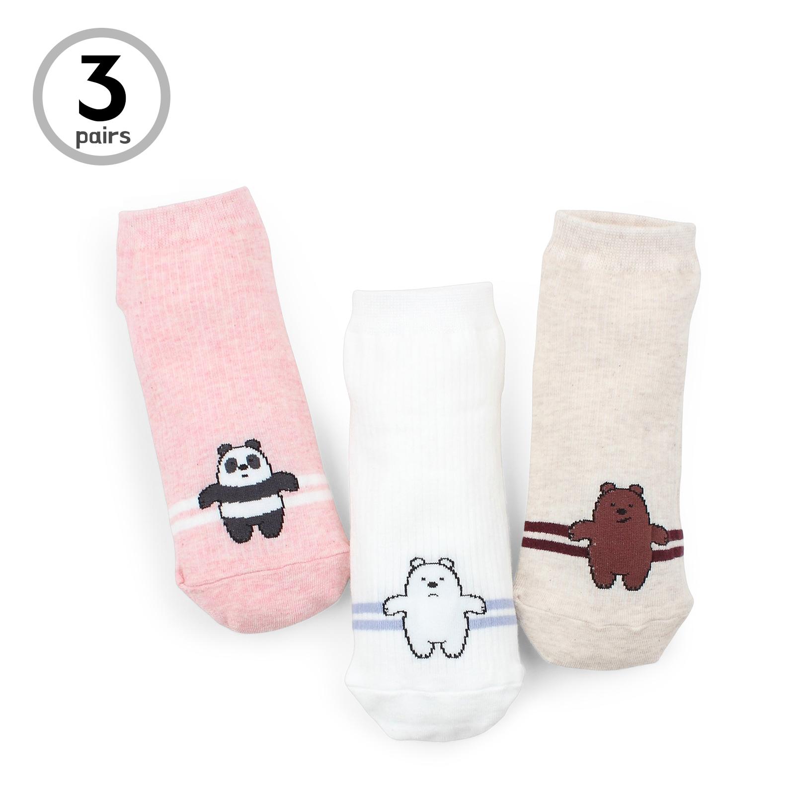 

Низкие носки с лицензией We Bare Bears HD79 22 -25 cm