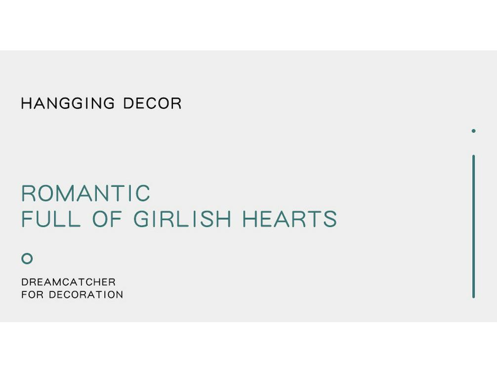 Nordic Pure White Knife Dream Catcher Wall Hanging Decor Ornament