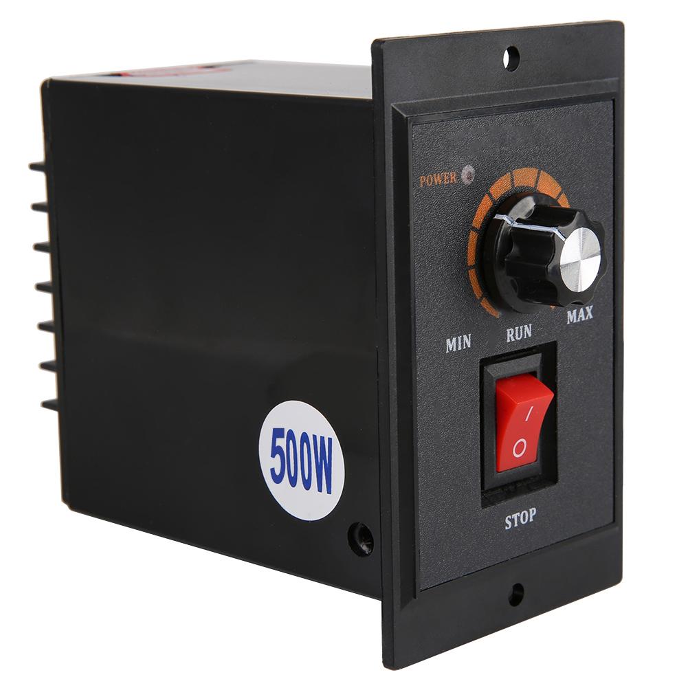 AC 220V 5060Hz Single Phase AC Motor Speed Controller Electric Motor Speed Regulator(500W)