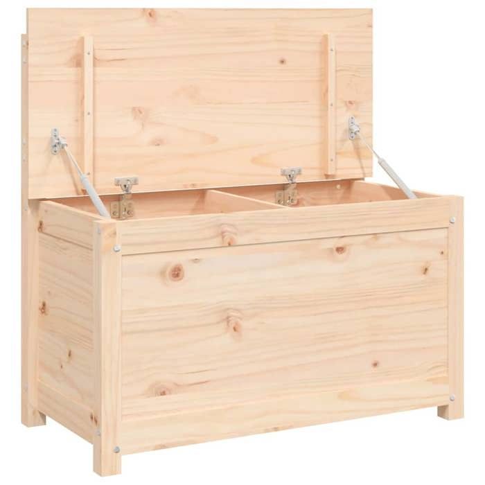 VidaXL Bench, Storage Bench with Backrest, Storage Chest for Entryway, Living Room Furniture, Modern, Wood 823549