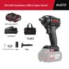 Kasheng KU272 Woodworking 20V Electric Impact Wrench, High Torque Brushless Lithium Battery Rechargeable.