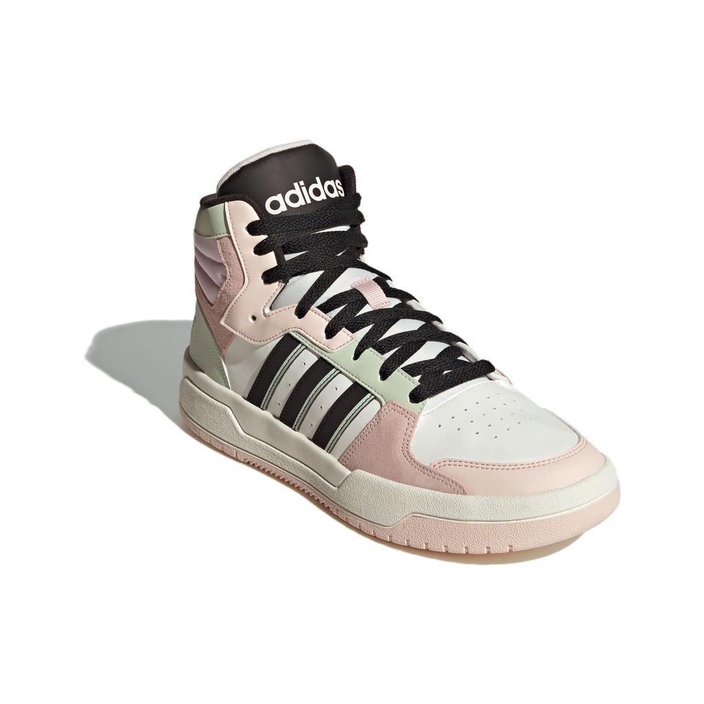 Adidas Neo Entrap Mid Comfortable Lightweight Shock Absorption Durable Mid-Top Skate Shoes Unisex Skate Shoes Pink ID6009