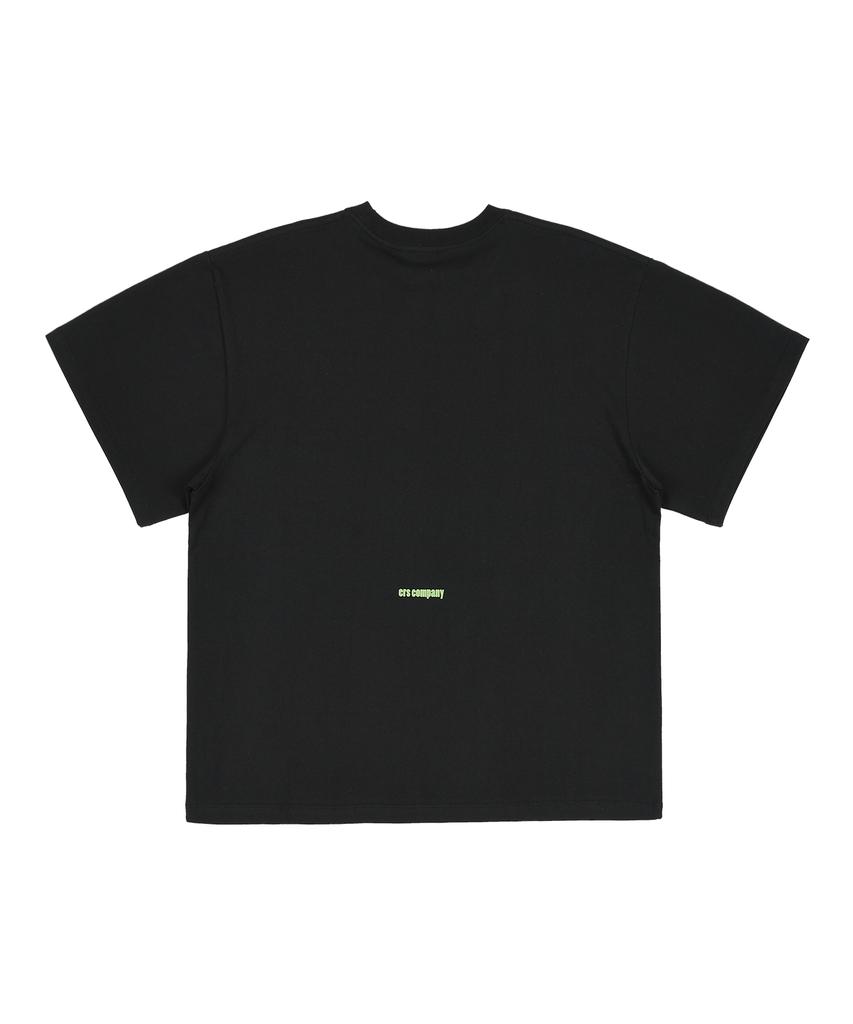 Ialeseuko Trouble Tooth Print T-Shirt_Black