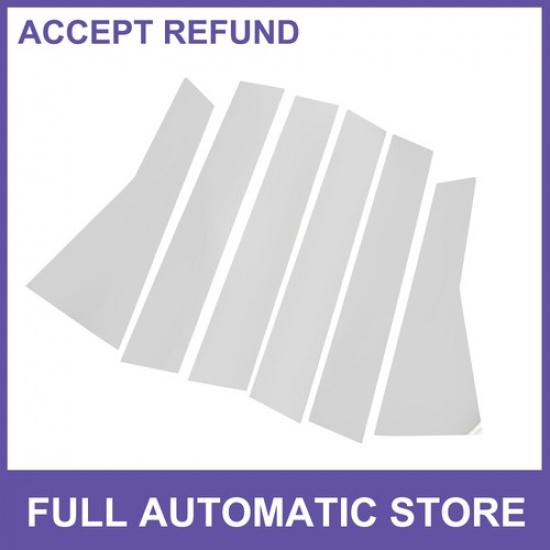 6 Pcs Car Pillar Window Trim Cover for Honda CR-V 17-22 Chrome Silver Tone
