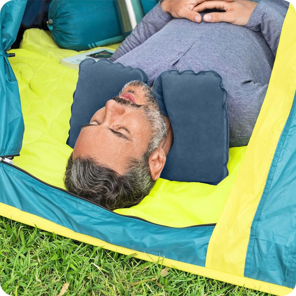 Travel Pillow Croissant 37 X 24 X 10 Cm Bestway 67006 Gray