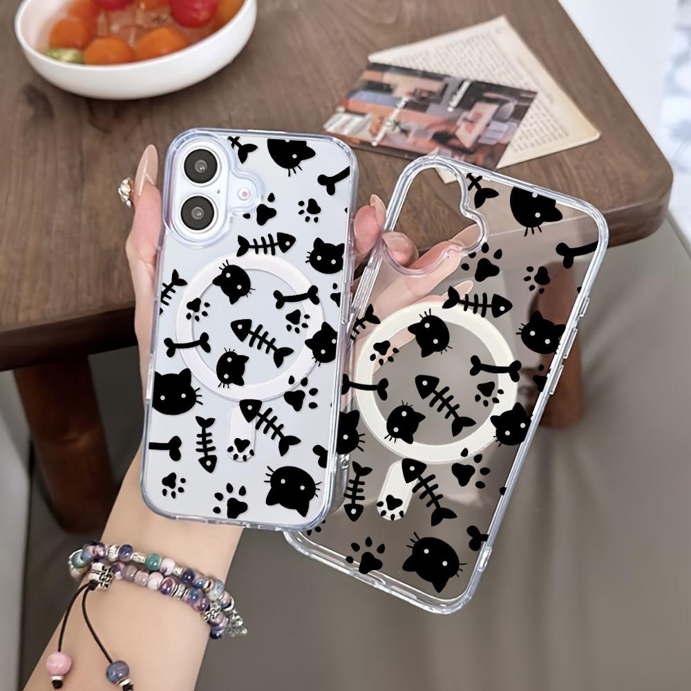 Magnetyczne etui na telefon dla iPhone 11 12 13 iPhone 13 14 15 Pro 15 16 Pro Max Samsung A15 A16 A25 A26 A55 A56 S25 S24 S22 S23 Ultra S25 Edge