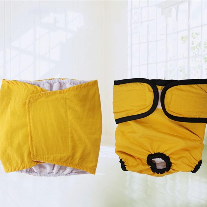 Dog Physiological Pants Girls Dog Diapers Washable Multiple Color for Girls Dogs Comfortable Reusable Dog Belly Wraps