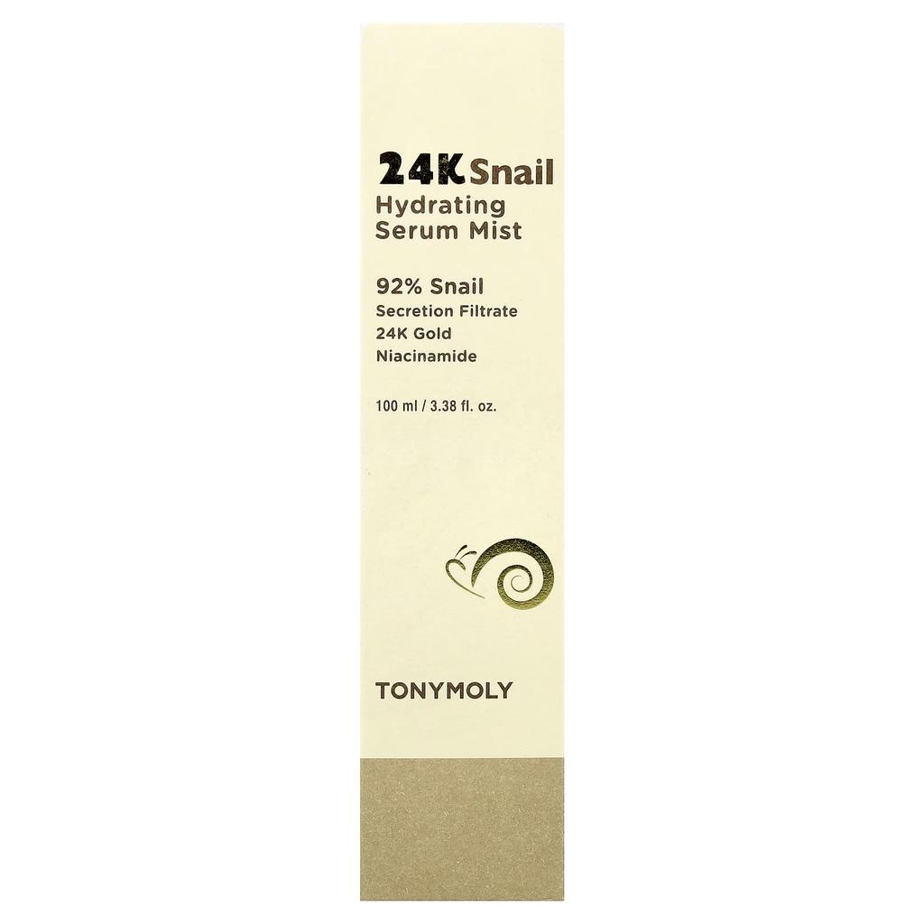 TonyMoly, 24K Snail Hydrating Serum Mist, 100ml (3.38 fl oz)