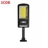 3000LM LED Wall Lights with Smart Sensors, Garden and Street Lights with Solar Charging, 3 Modes, Remote Control, IP67