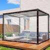 Transparent Waterproof Cloth Thickened Oilcloth Garden Rainproof Plastic Cloth Plant Cold-Proof Heat Insulation Tarpaulin