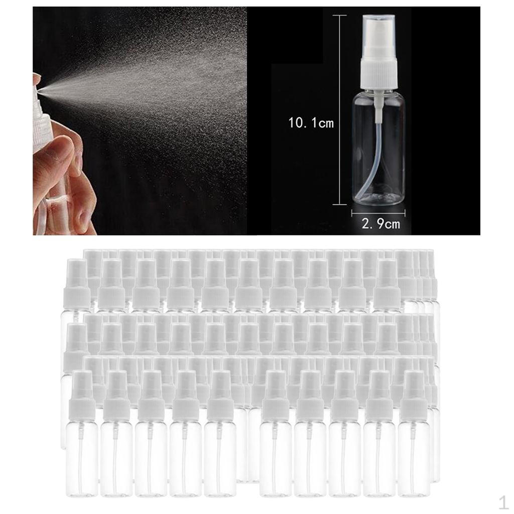 

150x Transparent Refillable Empty Fine Mist Sprayer 30ml