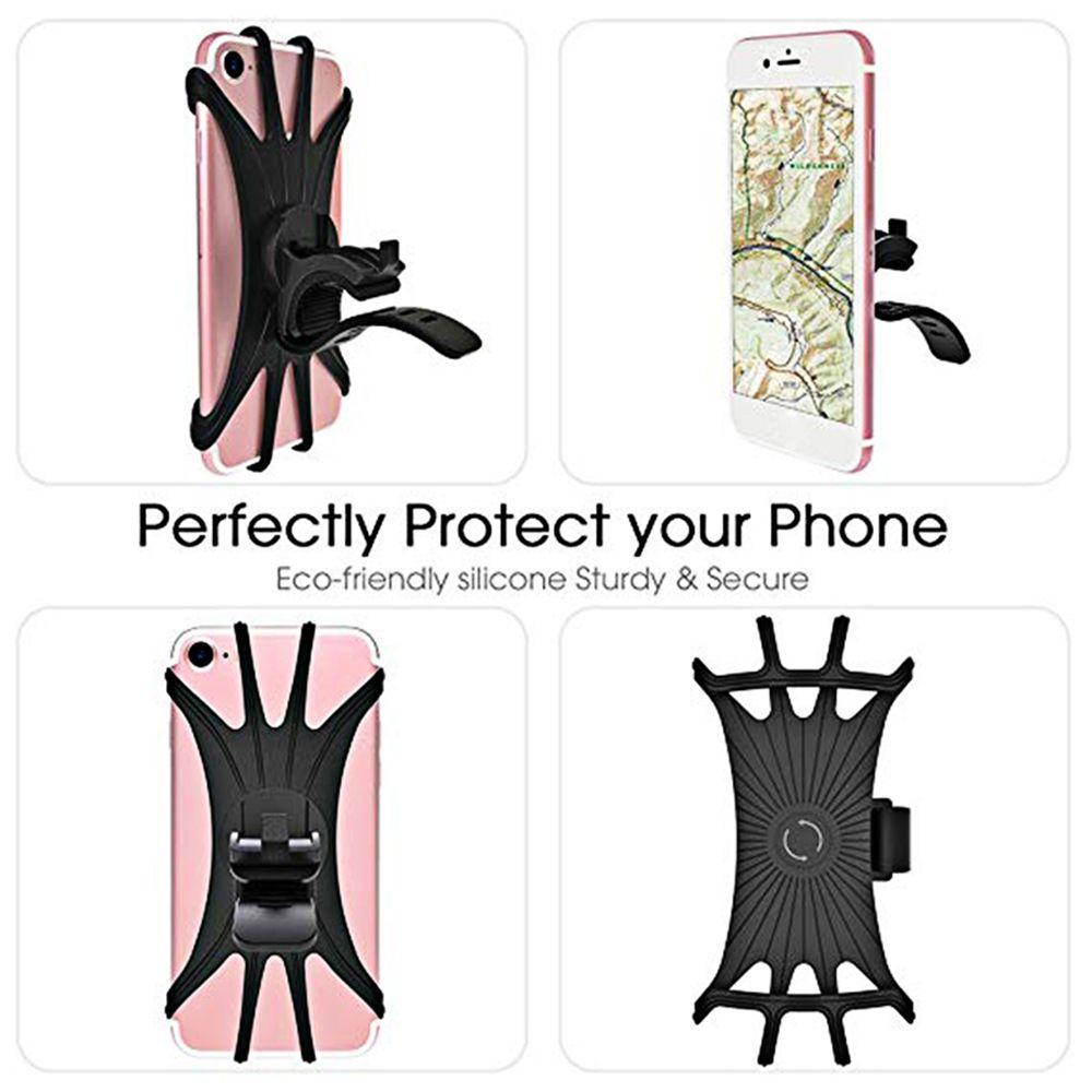 Silikon Smartphone Lenkerhalterung Fahrradhalterung Riemen Fahrrad Handyhalterung MTB Motorradständer