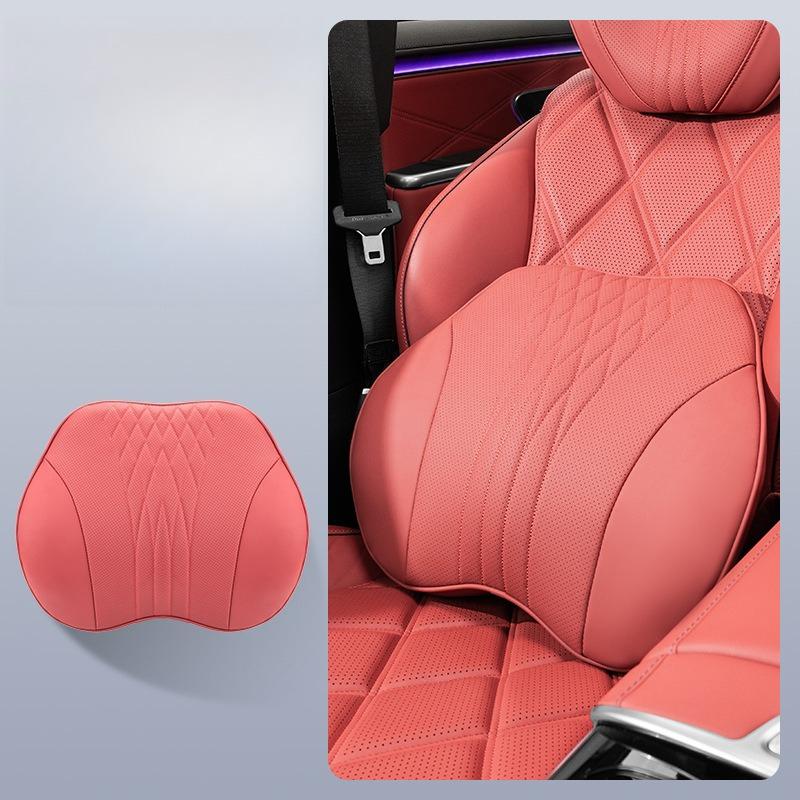 High-End Car Neck Support Headrest And Lumbar Support Cushion Automotive Interior Products for Seat Back Protection