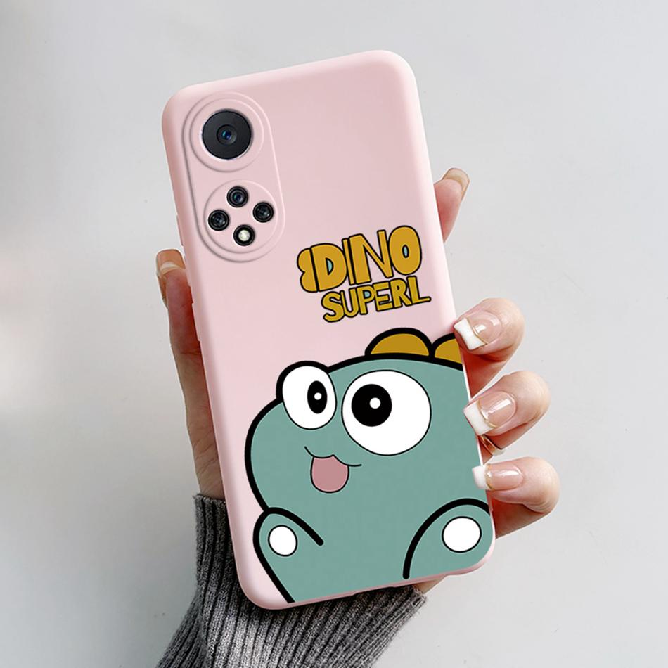 Funda For Honor 50 Capa Huawei Nova 9 Phone Case Soft Silicone Cute Cat Bear Cartoons Back Cover For Nova9 Honor50 Coque Bumper