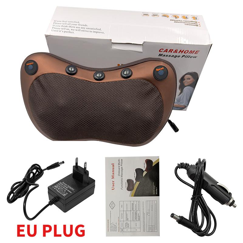 Electric Cervical Massager Neck Stretcher Pulse Hot Compress Vibration Massage Spine Support Massager Neck Traction Relax Pillow