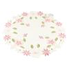 For Dining Table Rectangular Flower Pattern Embroidery Craft Lace Placemat Cup Pad Coaster Doily