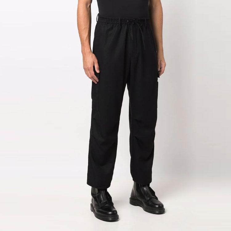 Y-3 FW21 Pocket Laced Work Pants Men pants Black HB3391