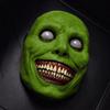 2021 Halloween Exorcist Demon Mask - Smiling White Face with White Eyes Horror Mask